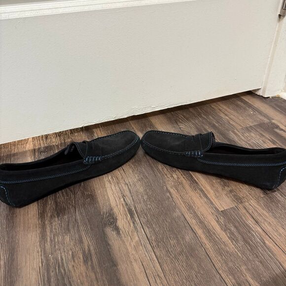 Men's Black Loafers - Picture 6 of 9